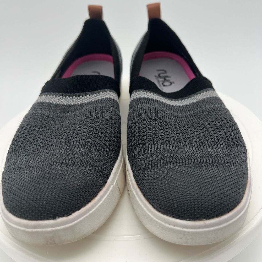 Ryka Hera Slip-On Sneaker Black And Gray Women’s Shoe Sz. 6.5 M - Picture 4 of 7